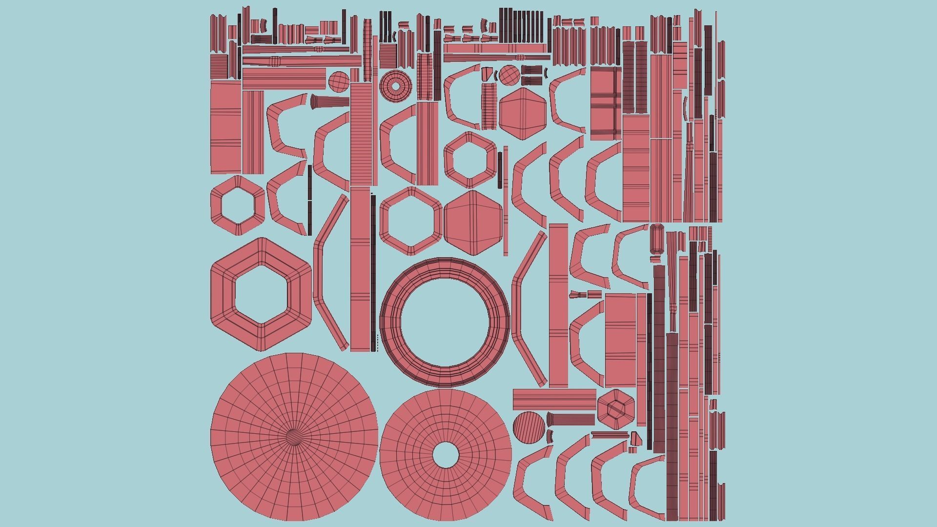 10 Sci Fi Buildings Collection D - Orange - Exterior Design _47