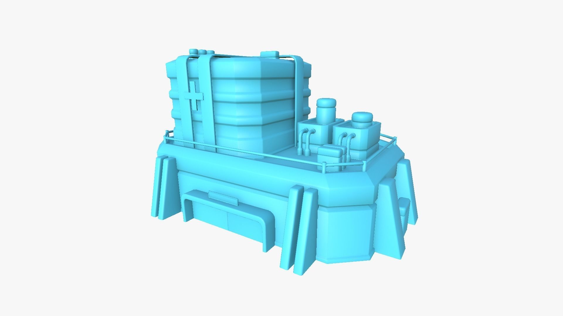 10 Sci Fi Buildings Collection D - Orange - Exterior Design _66