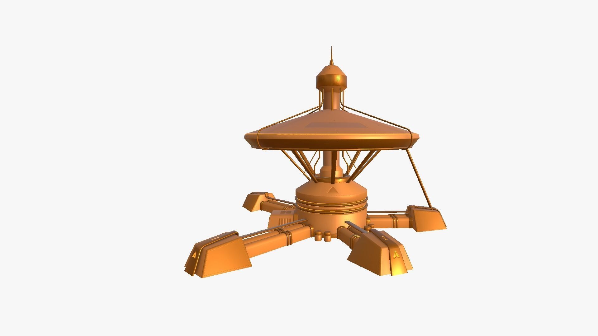 10 Sci Fi Buildings Collection D - Orange - Exterior Design _94