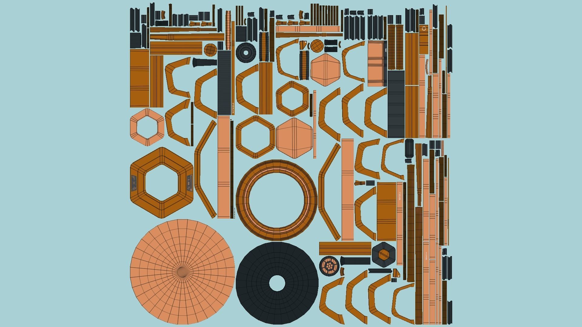 10 Sci Fi Buildings Collection D - Orange - Exterior Design _53