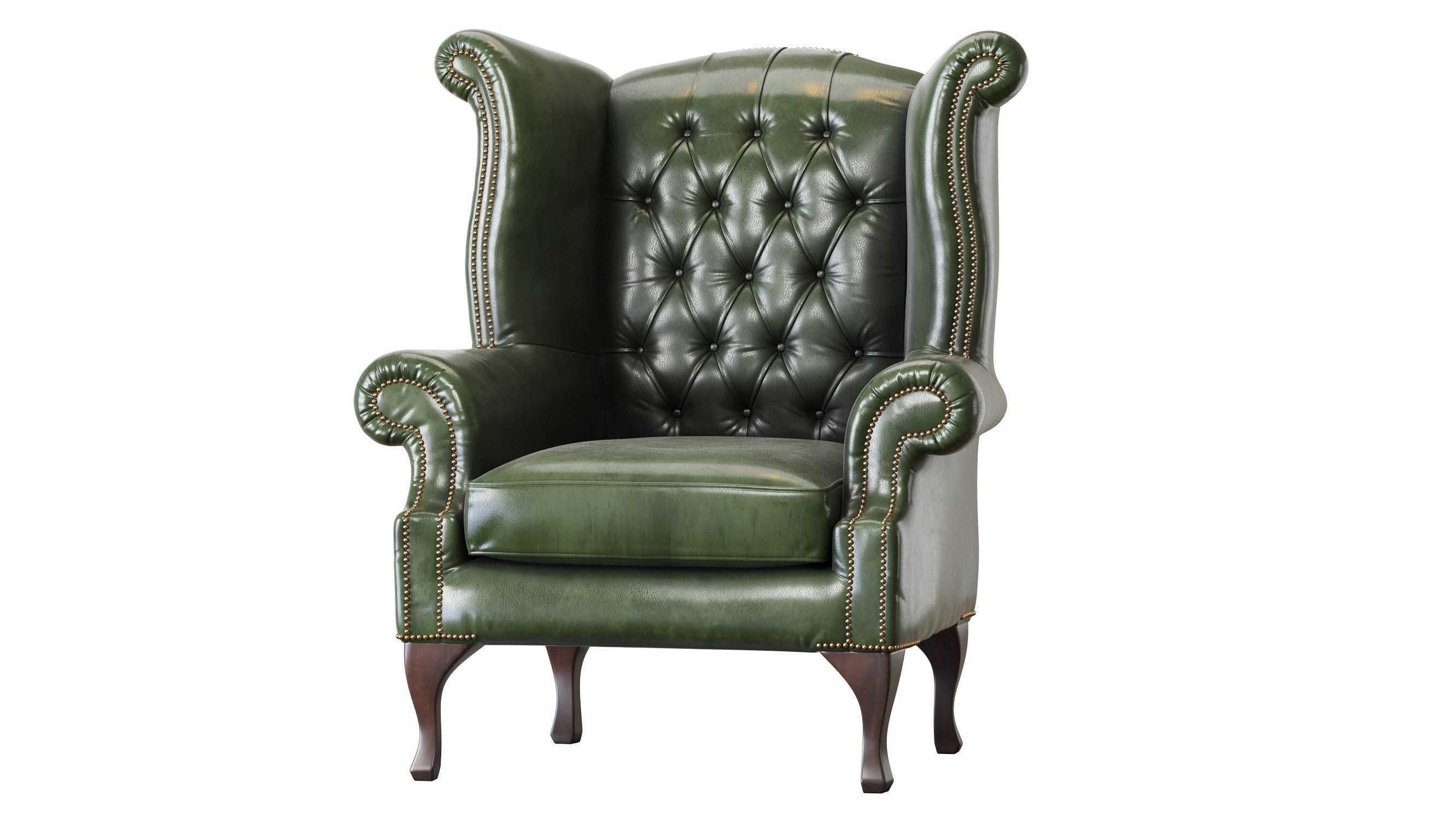 Armchair Chesterfield Queen 3D model_24