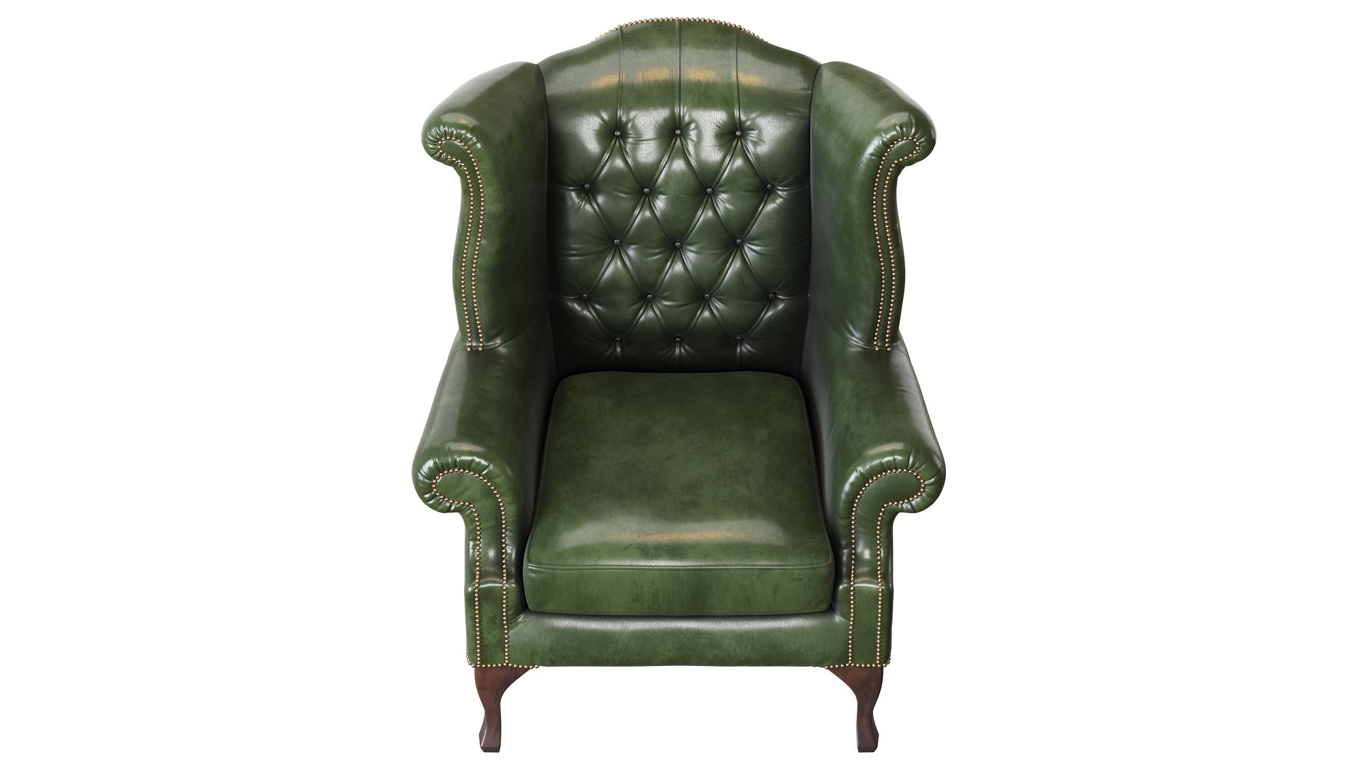 Armchair Chesterfield Queen 3D model_23