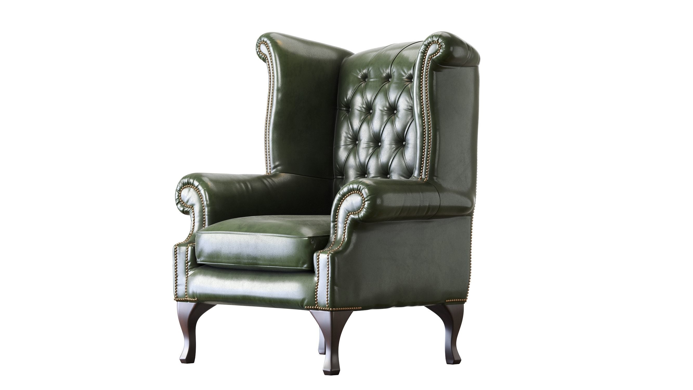 Armchair Chesterfield Queen 3D model_29