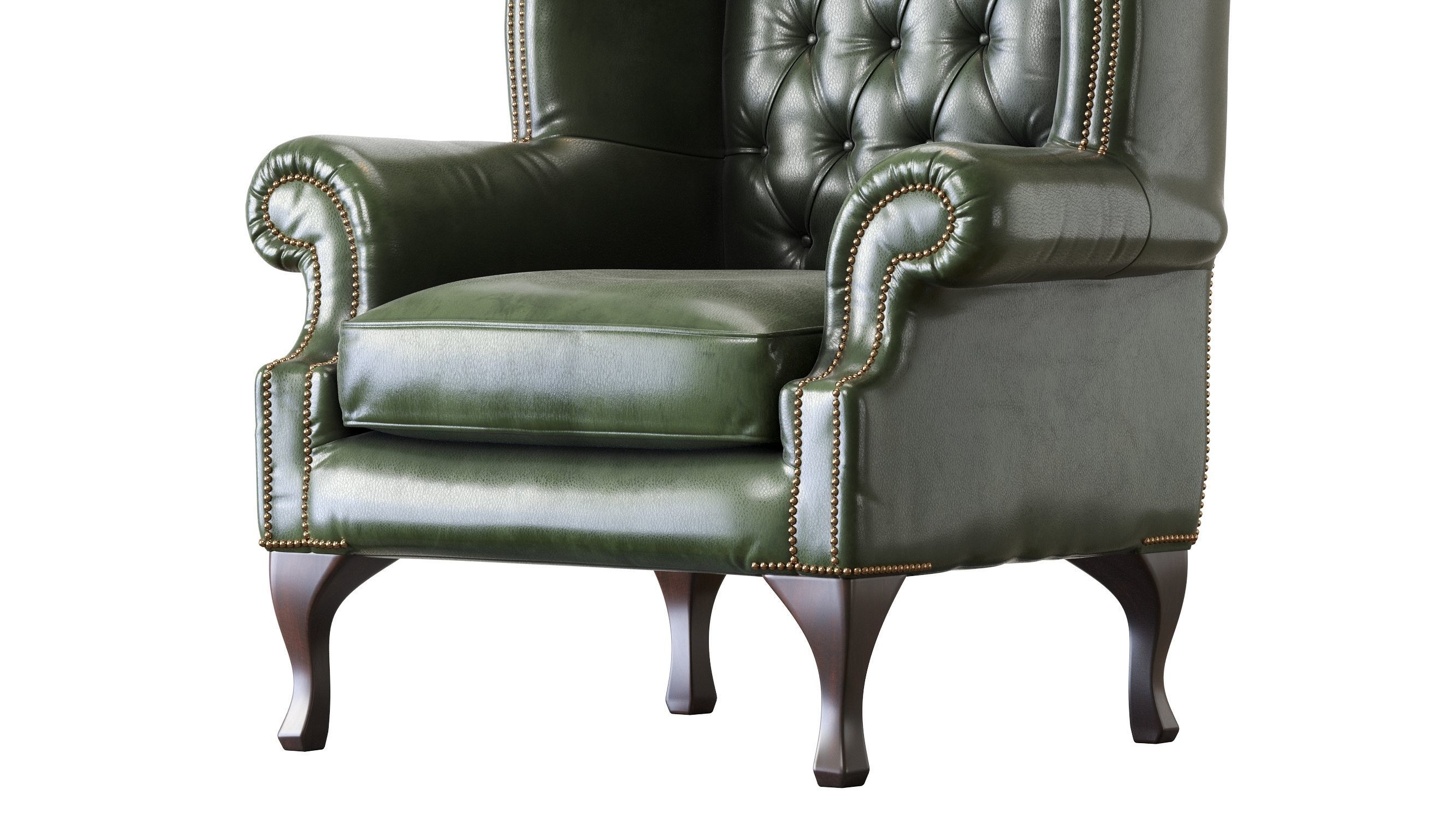 Armchair Chesterfield Queen 3D model_33