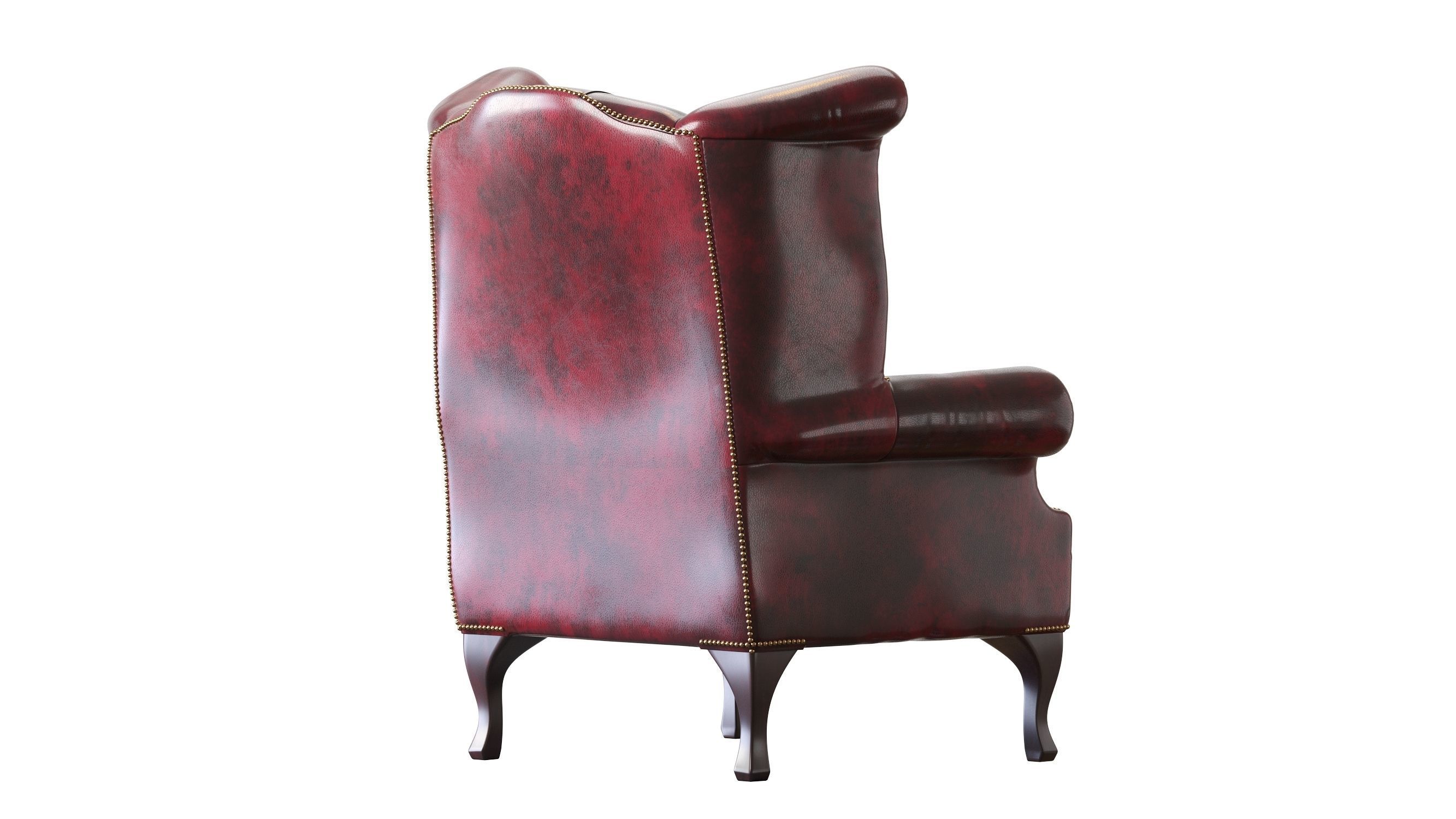 Armchair Chesterfield Queen 3D model_13