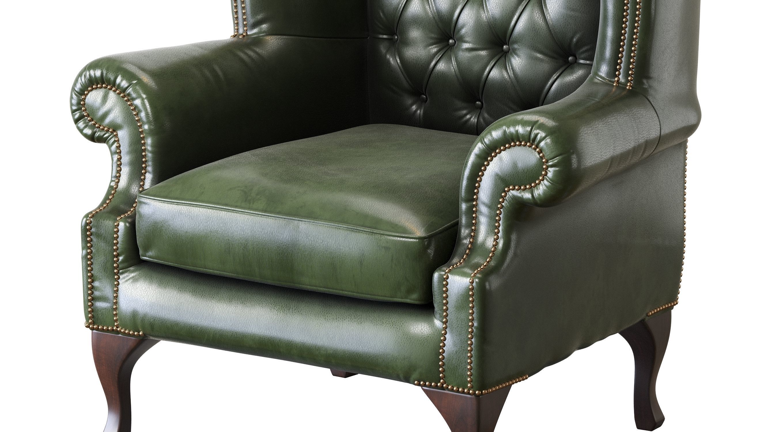 Armchair Chesterfield Queen 3D model_31