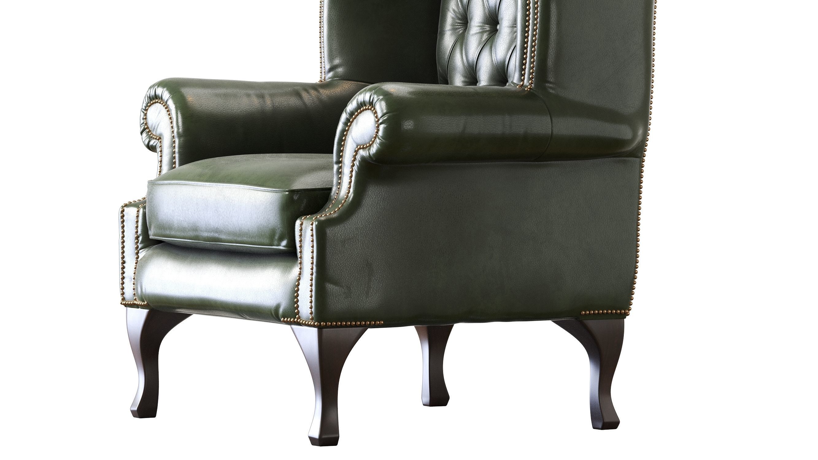 Armchair Chesterfield Queen 3D model_18
