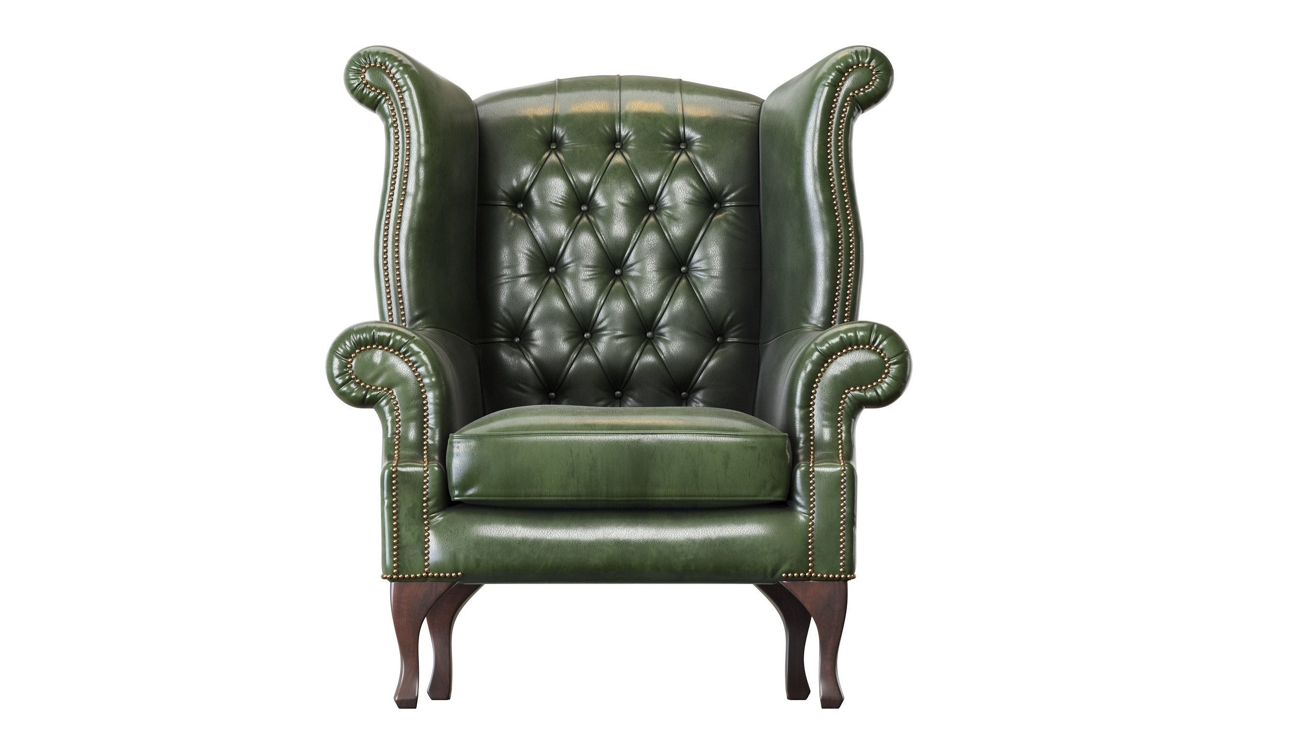Armchair Chesterfield Queen 3D model_22