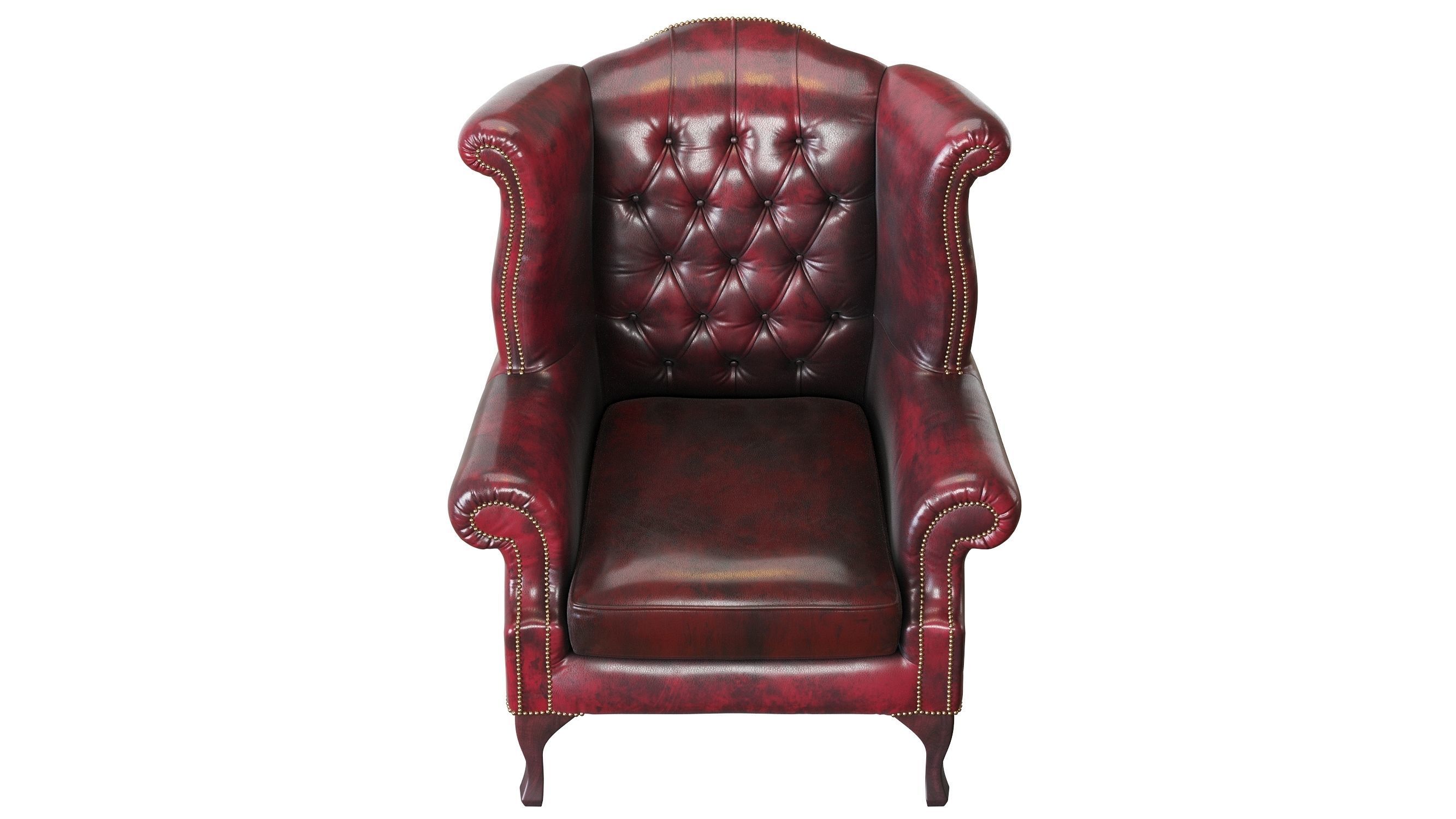 Armchair Chesterfield Queen 3D model_7