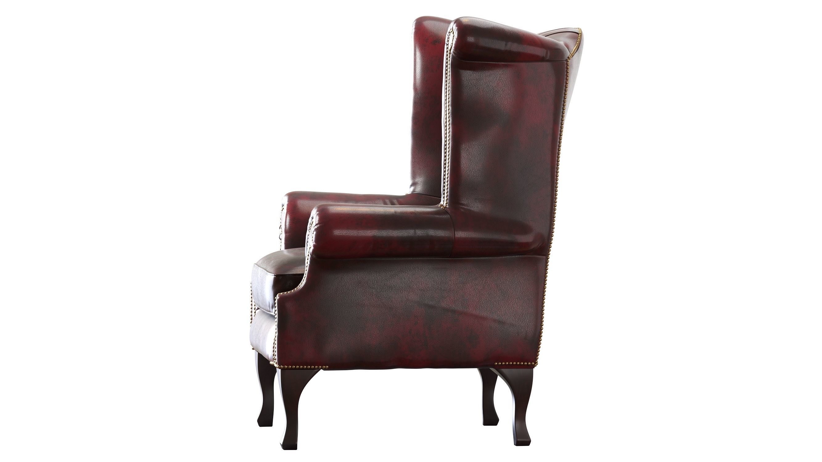 Armchair Chesterfield Queen 3D model_14