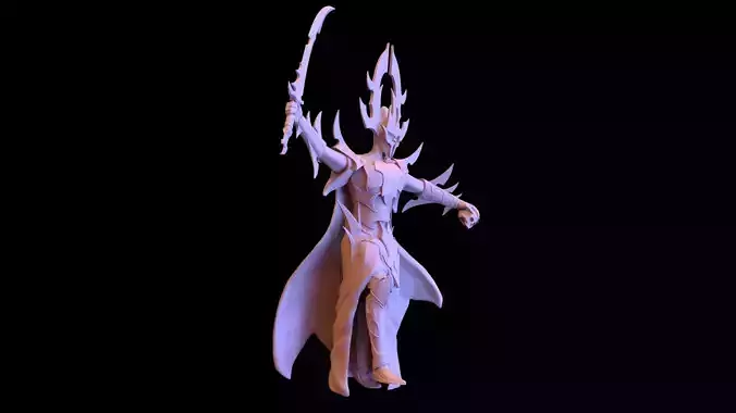 Statue God Shadow Elf