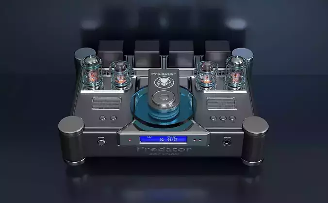 Tube High End CD player 3D model