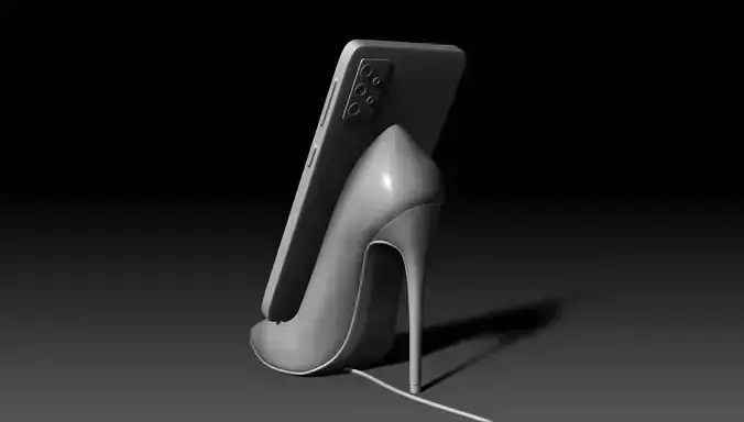 Stiletto High Heels pumps so kate  Stand for Mobile  3D print model