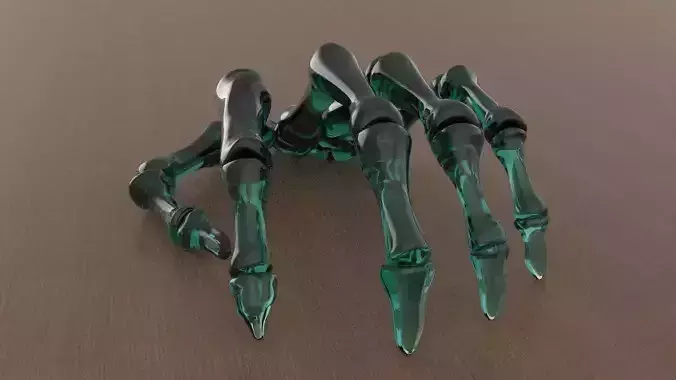 Skeleton Hand 3D model