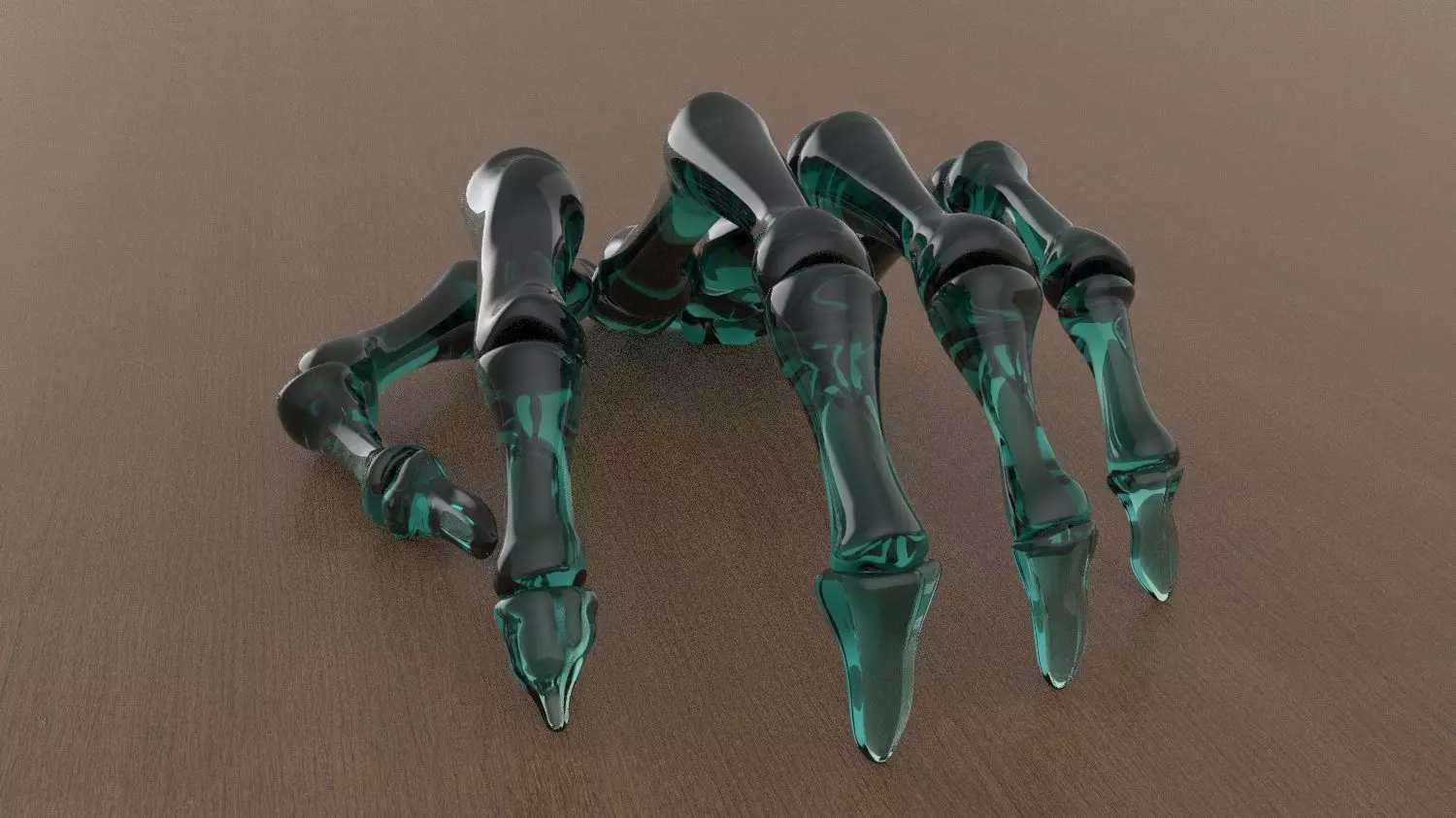 Skeleton Hand 3D model_0