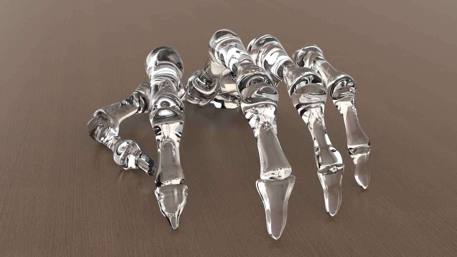 Skeleton Hand 3D model_3
