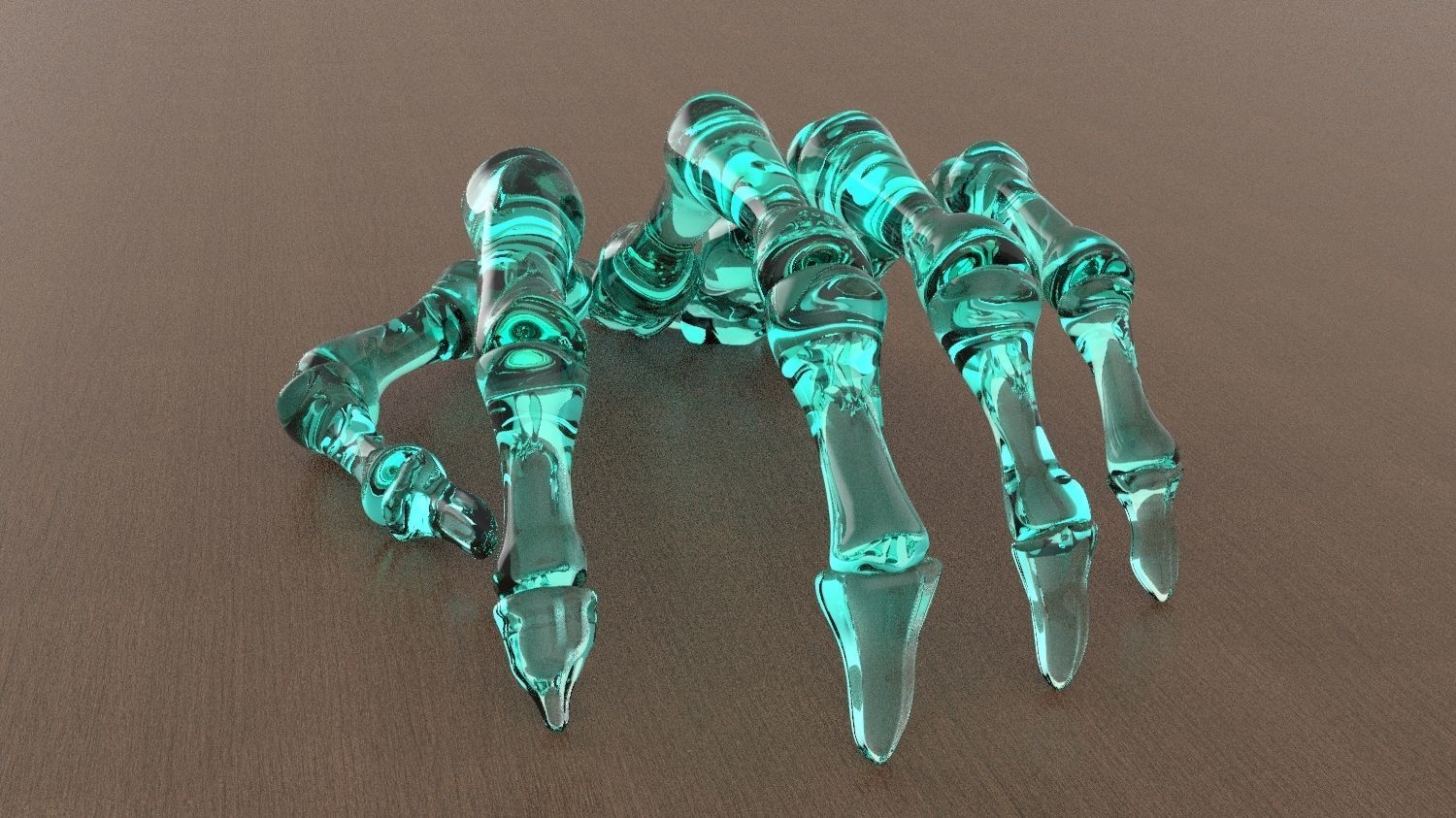 Skeleton Hand 3D model_2