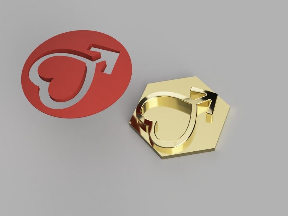 Pretty guardian Sailor Mars transformation wand 3D print model_3