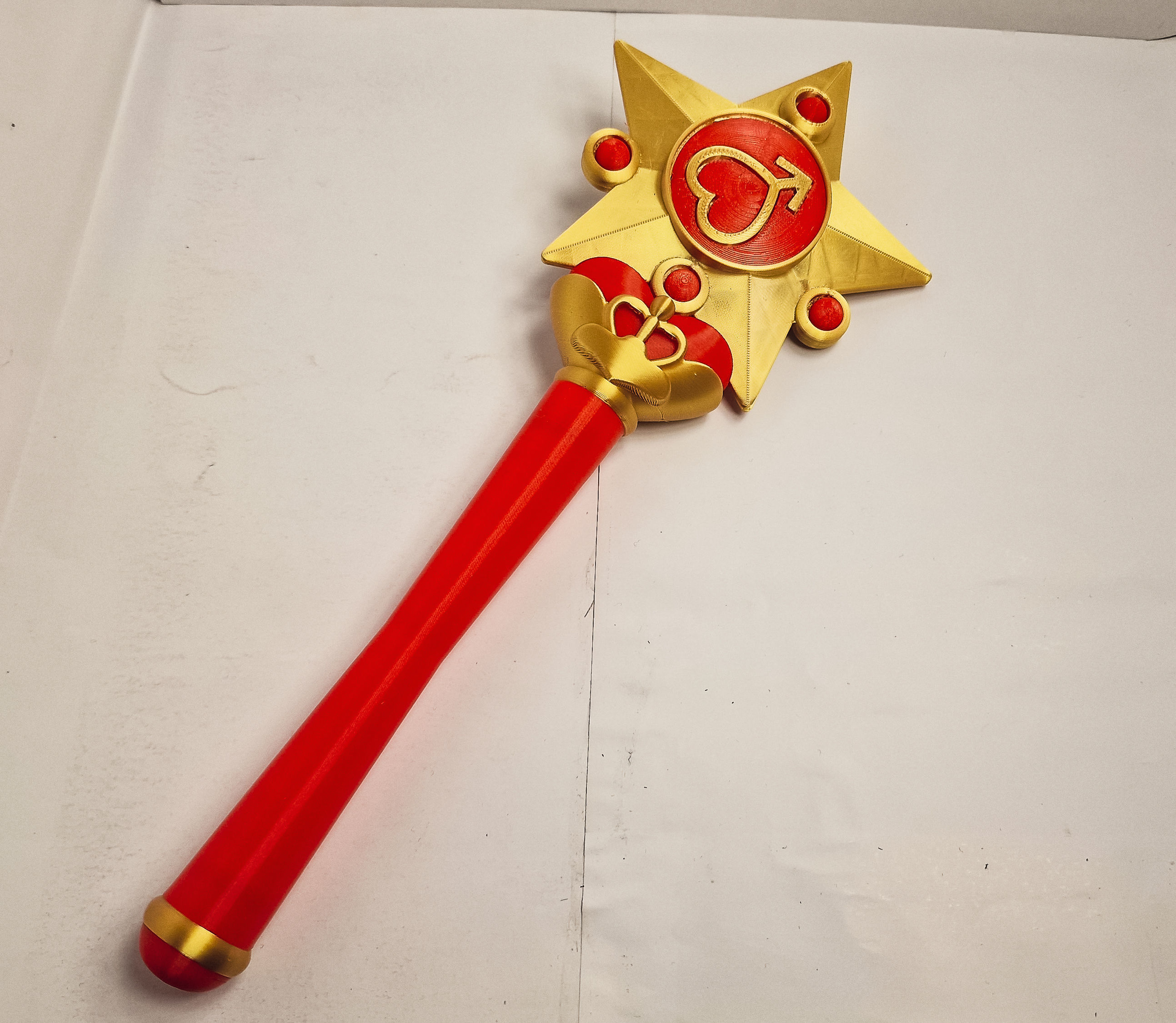 Pretty guardian Sailor Mars transformation wand 3D print model_5