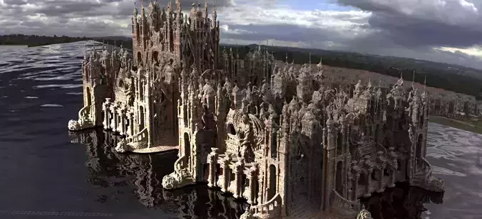 Ancient Deity Temples 1 3D model