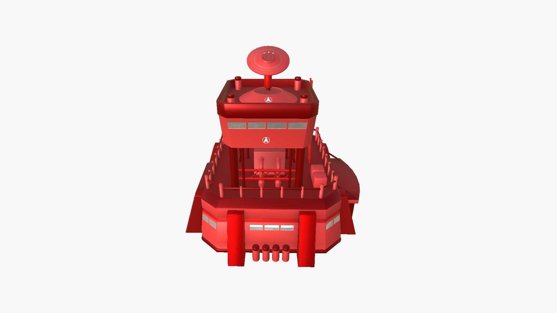 10 Sci Fi Buildings Collection E - Red - Exterior Design _83