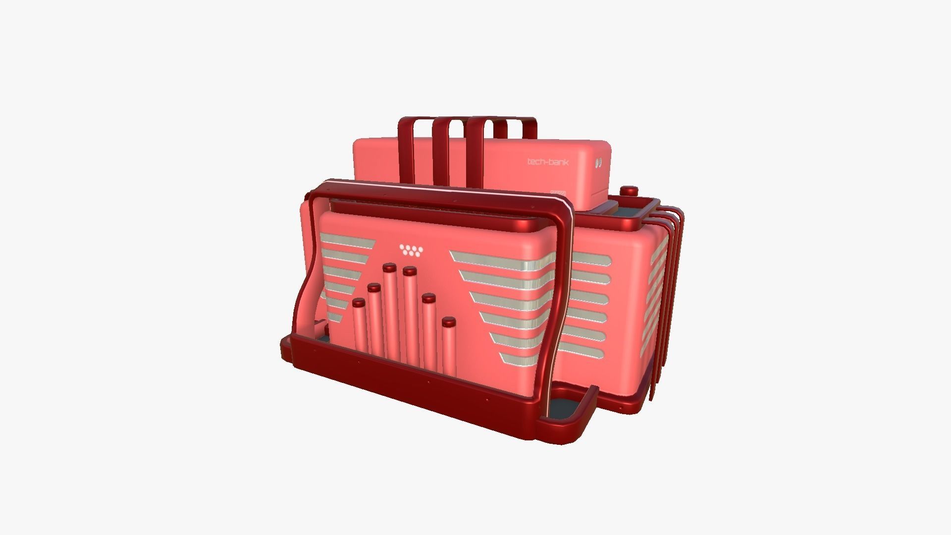 10 Sci Fi Buildings Collection E - Red - Exterior Design _39