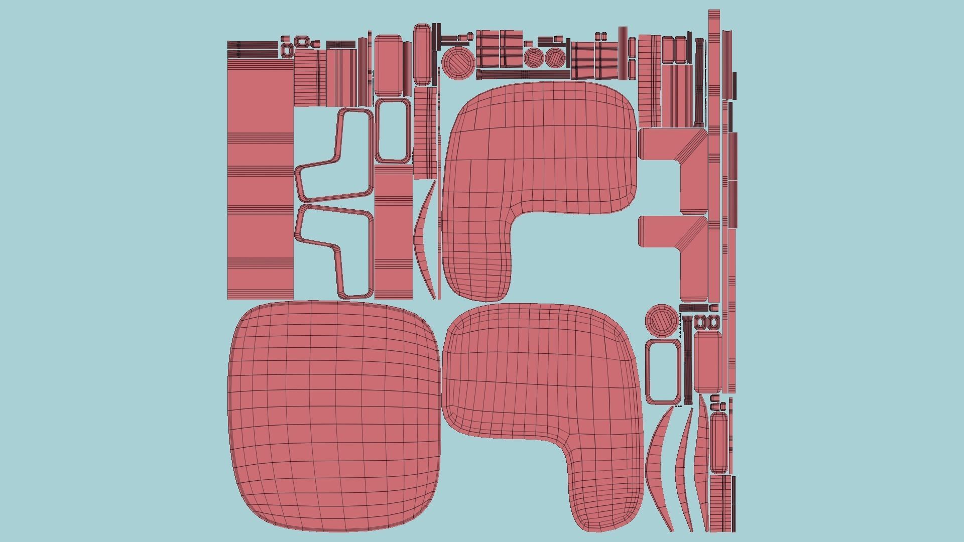 10 Sci Fi Buildings Collection E - Red - Exterior Design _26