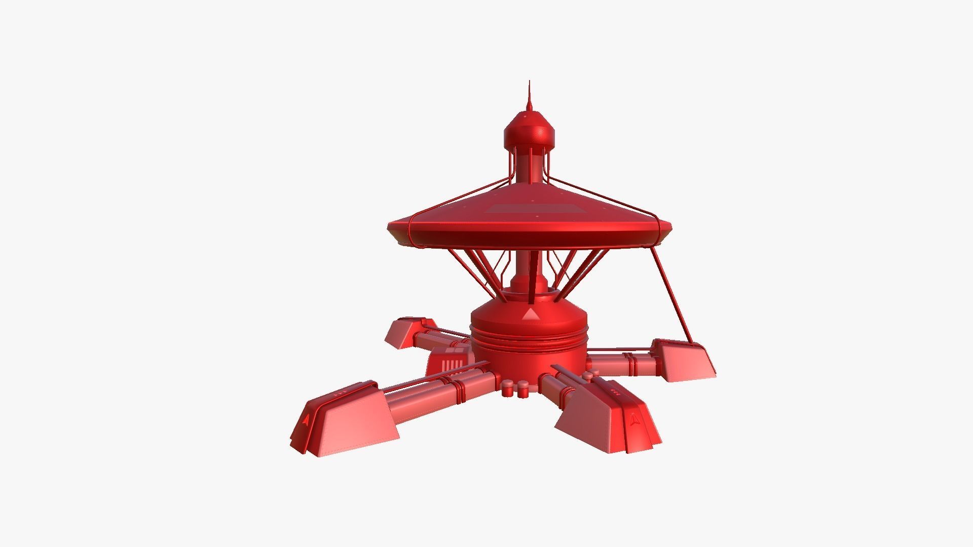 10 Sci Fi Buildings Collection E - Red - Exterior Design _96