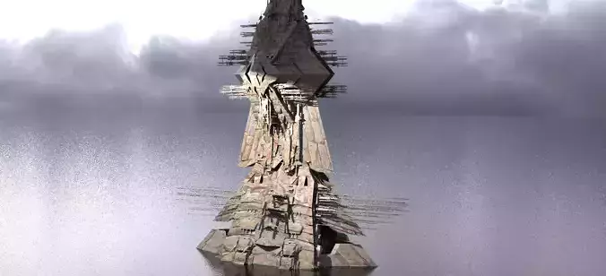Ancient Shaman Temples Tower 