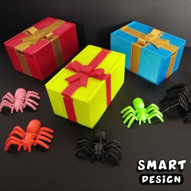 Spider Prank Box 3D print model_2