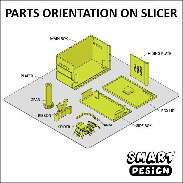 Spider Prank Box 3D print model_8
