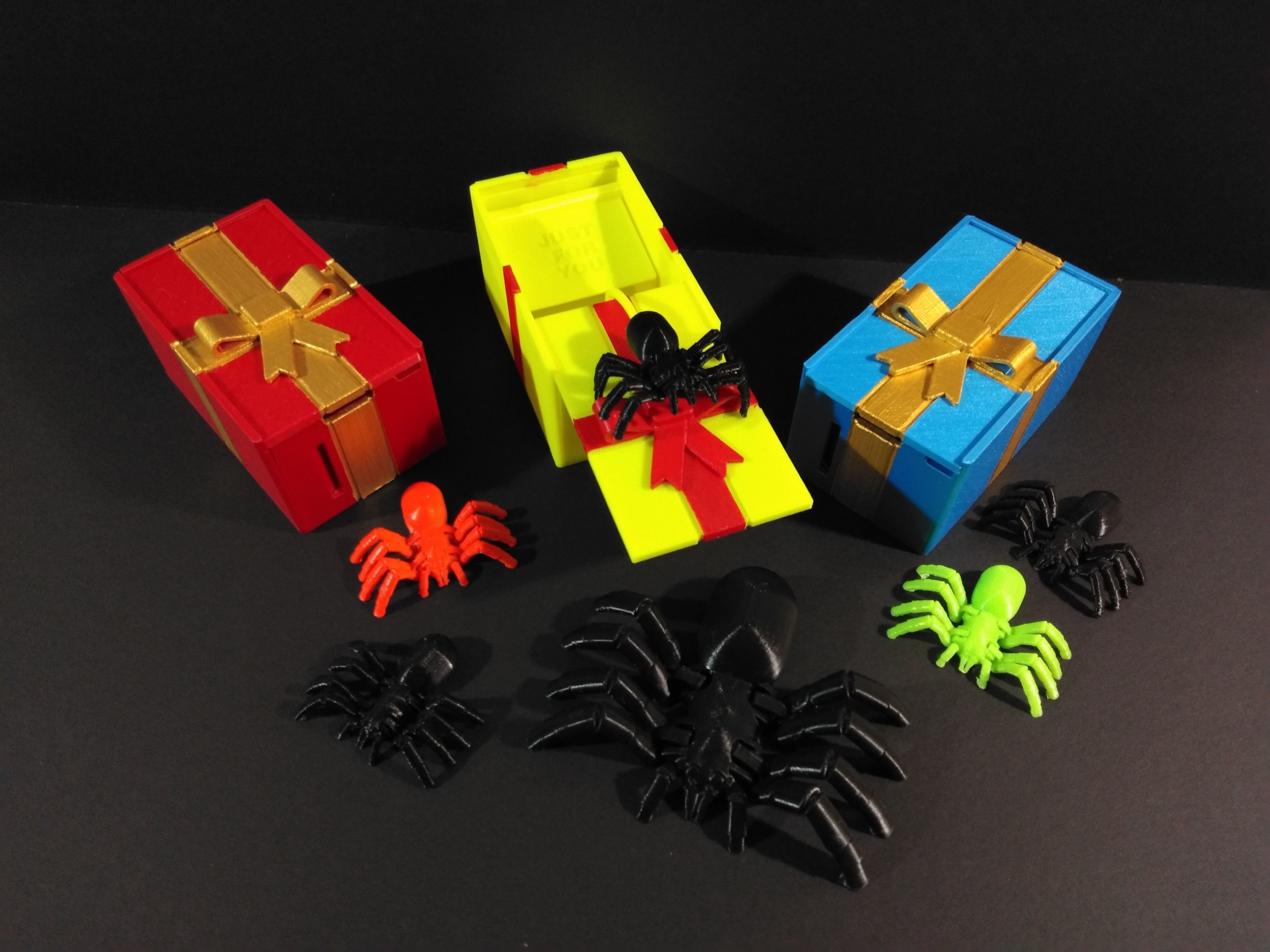 Spider Prank Box 3D print model_4