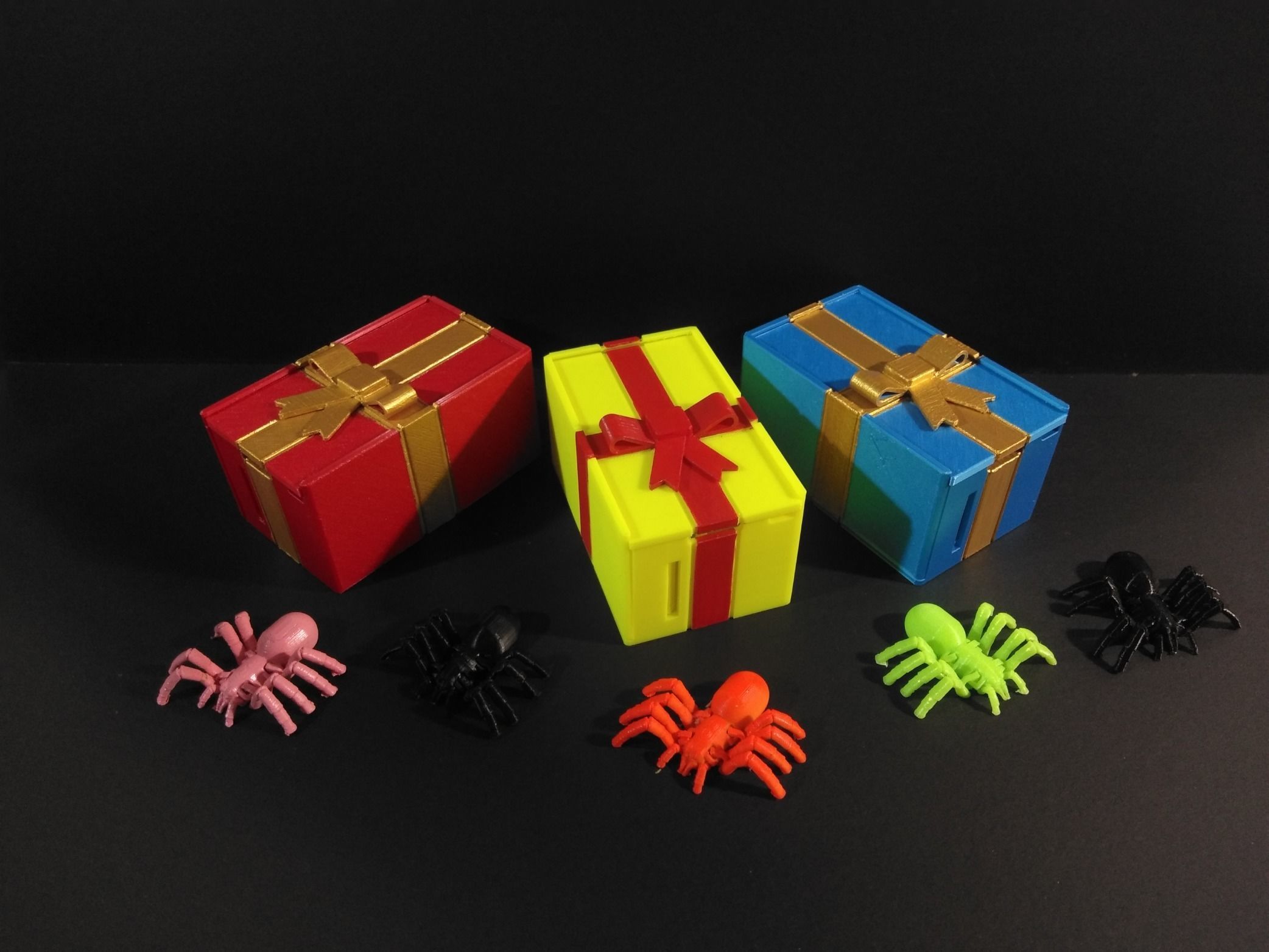 Spider Prank Box 3D print model_9