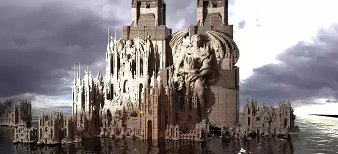 Ancient Oracle temples Kit bash 