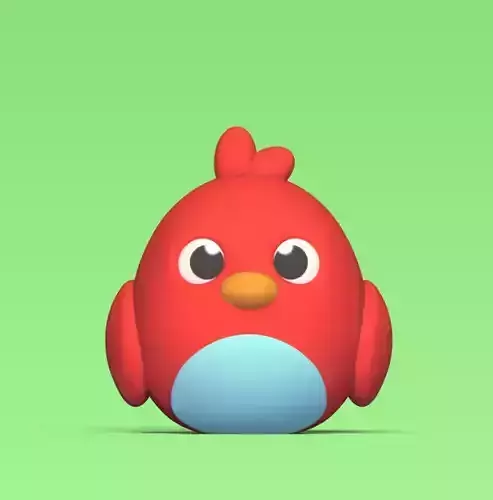 Cute Round Bird
