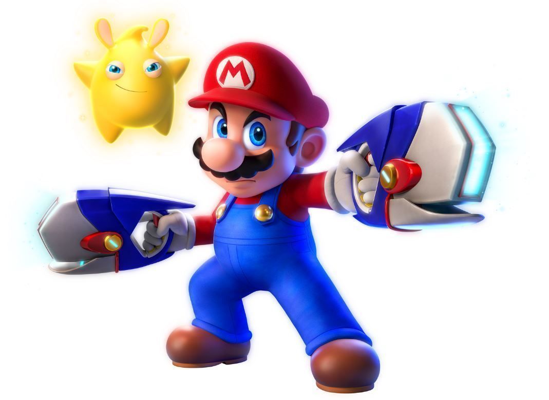 Mario and Rabbids Mario Blaster 3d digital download 3D print model_1