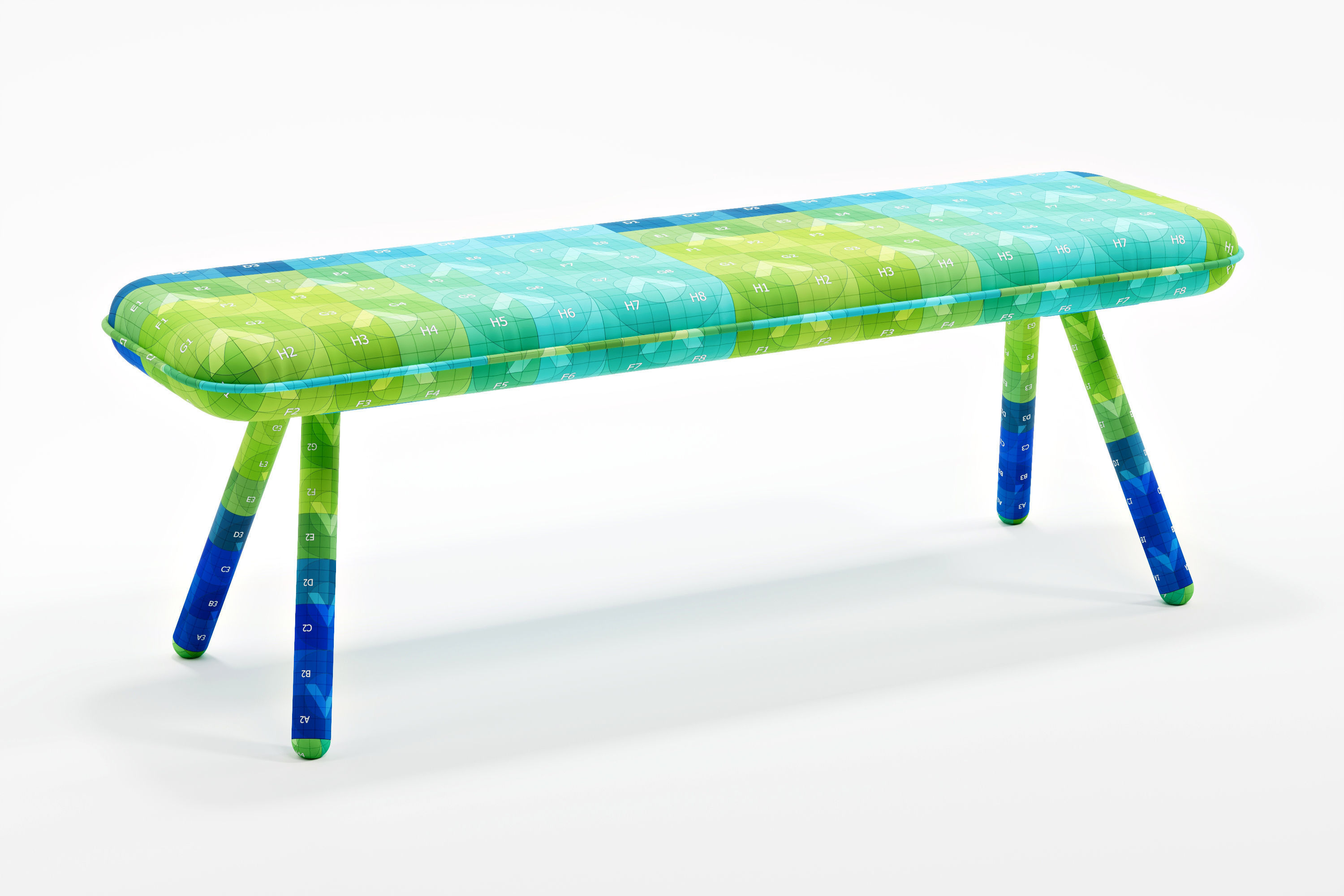 Bench Seat - NET WORK PLACE Organic by Koenig Neurath 3D model_6