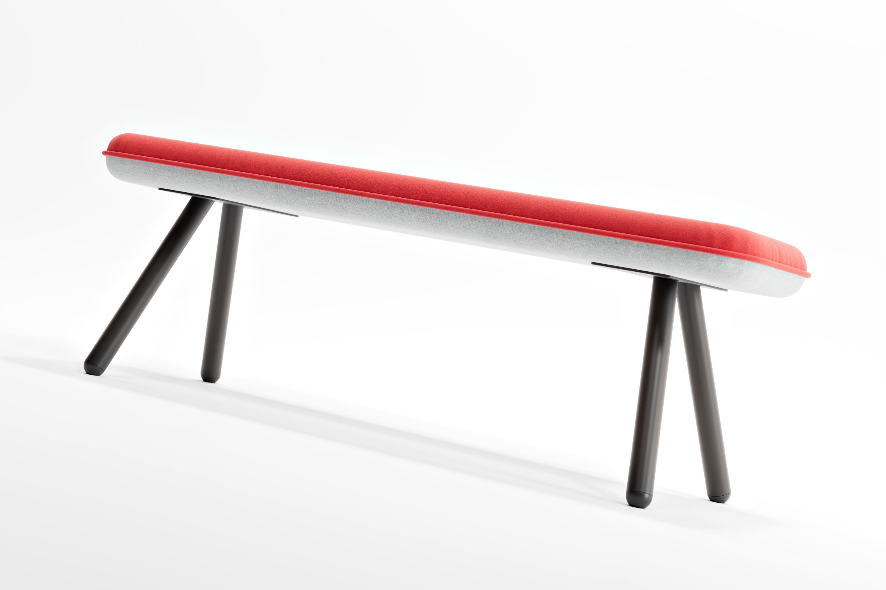 Bench Seat - NET WORK PLACE Organic by Koenig Neurath 3D model_2