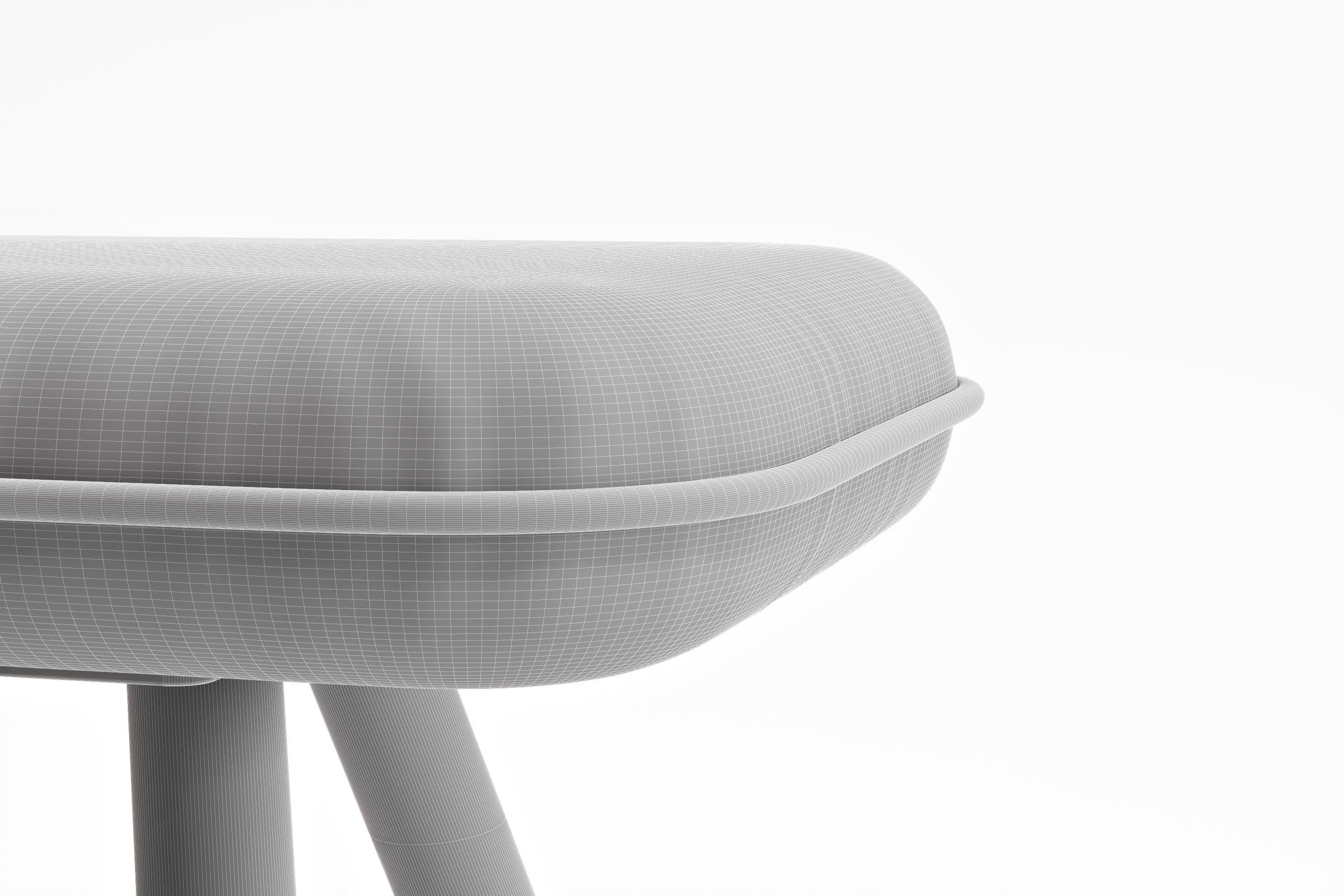 Bench Seat - NET WORK PLACE Organic by Koenig Neurath 3D model_5