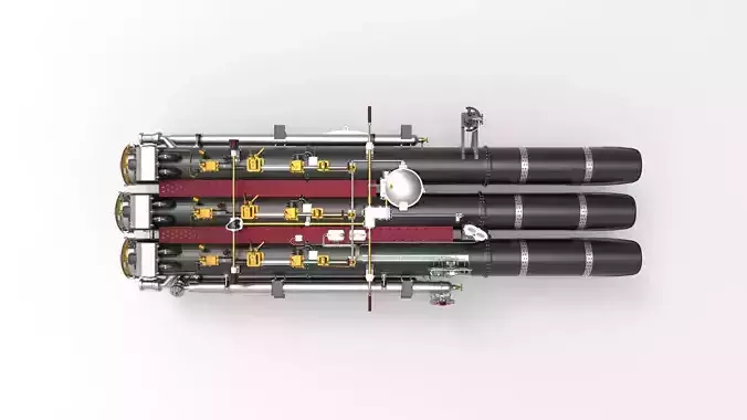 Torpedo launcher 3D model