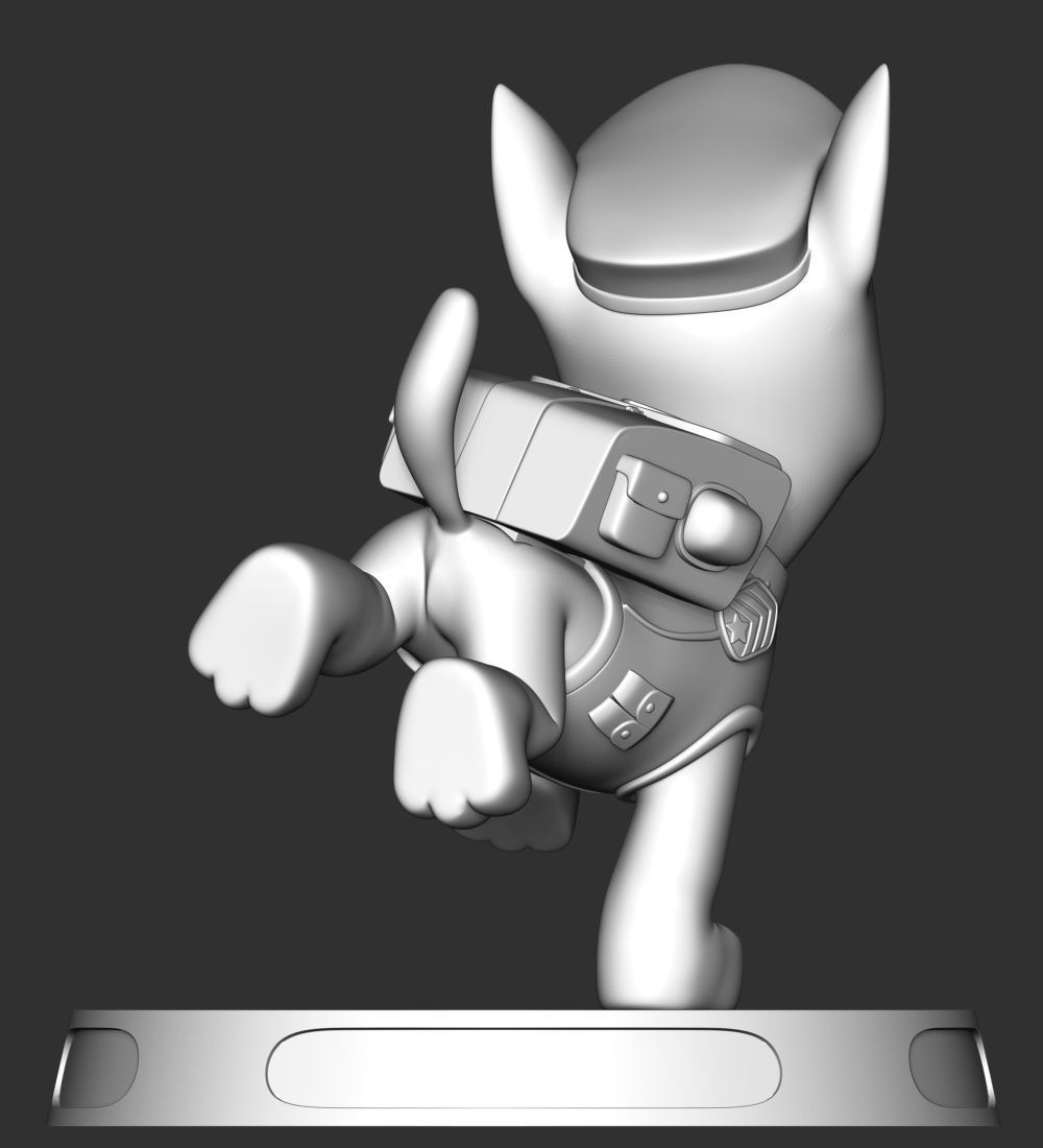 Chase paw patrol dog 3D print model_28