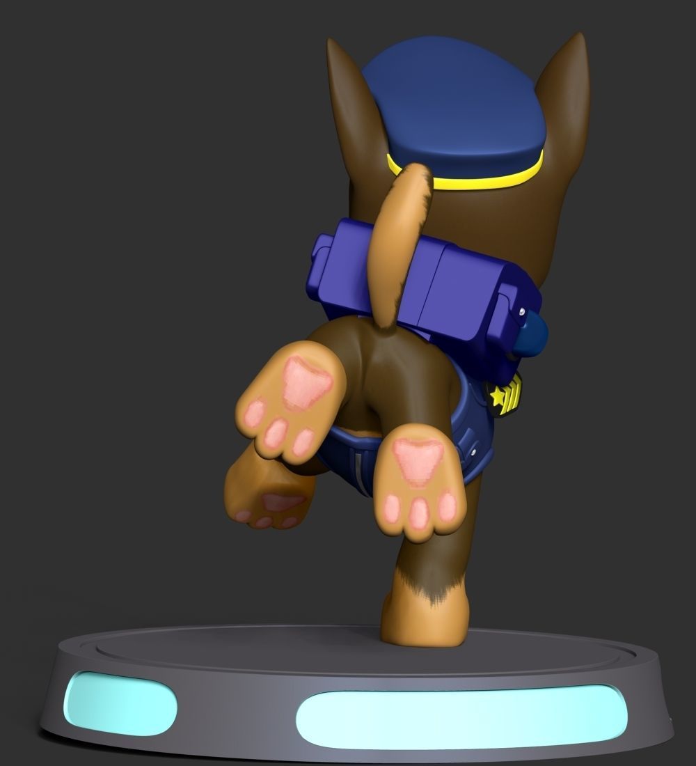Chase paw patrol dog 3D print model_19