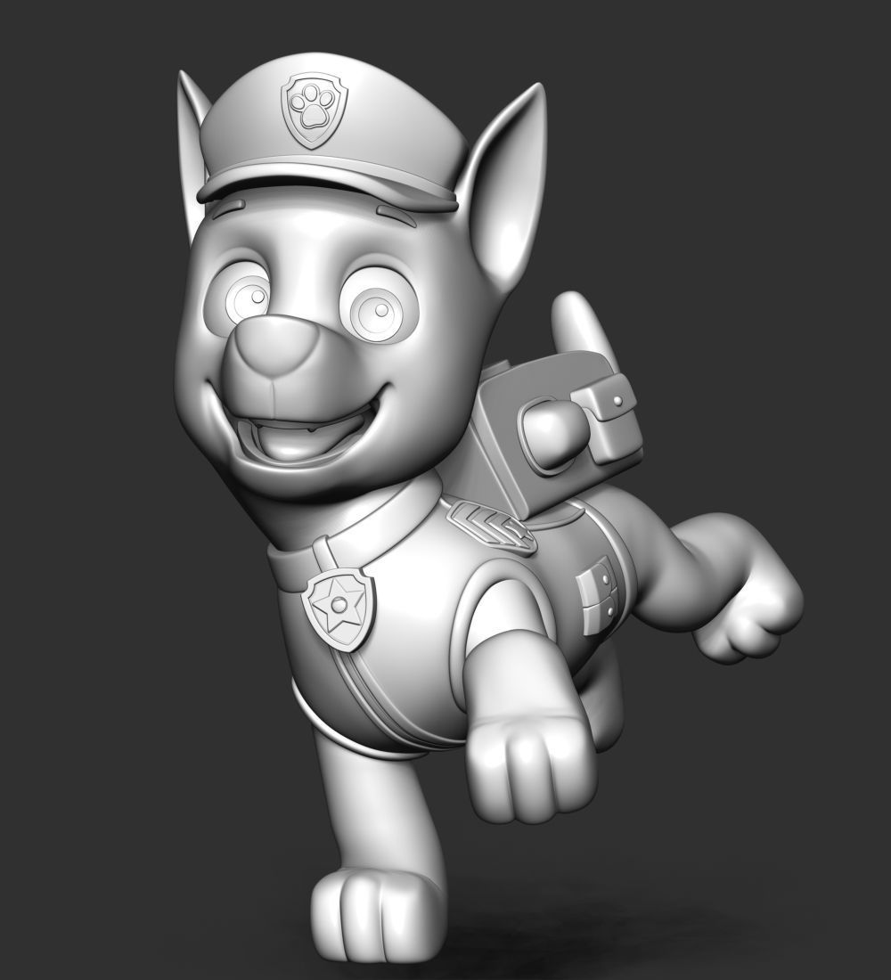 Chase paw patrol dog 3D print model_20