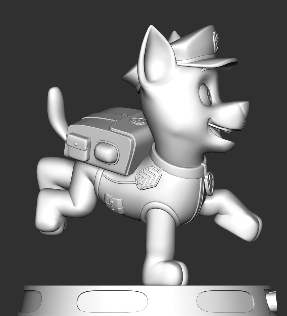 Chase paw patrol dog 3D print model_27
