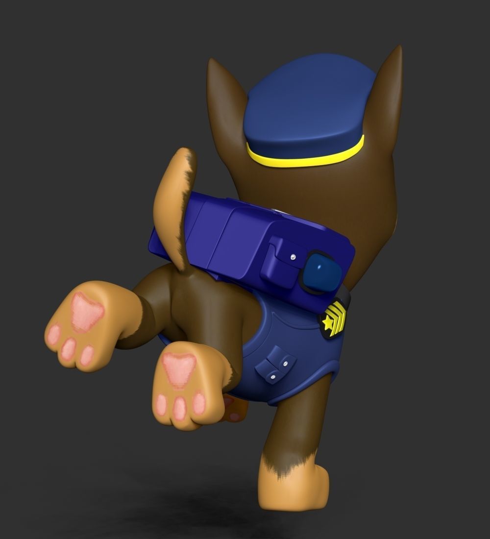 Chase paw patrol dog 3D print model_14