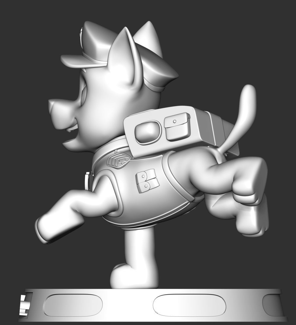 Chase paw patrol dog 3D print model_26