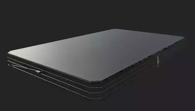 Low-Poly Roof top tent for car or truck