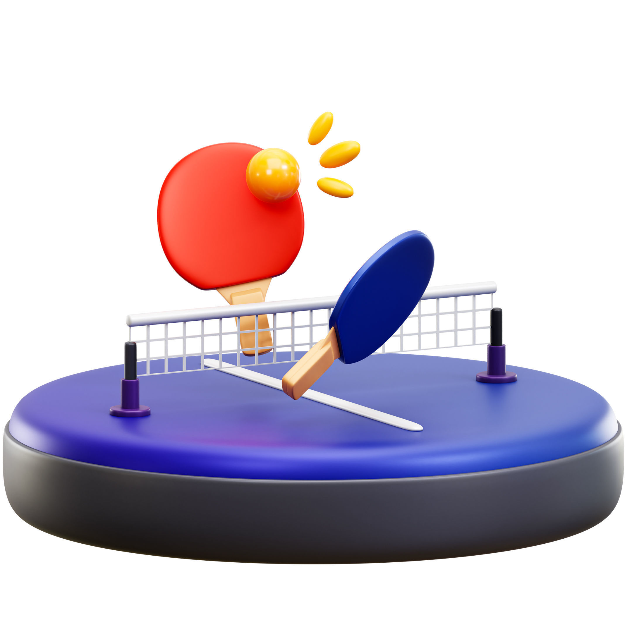 Sport Olympic Icon Pack 3D Model Low-poly 3D model_1