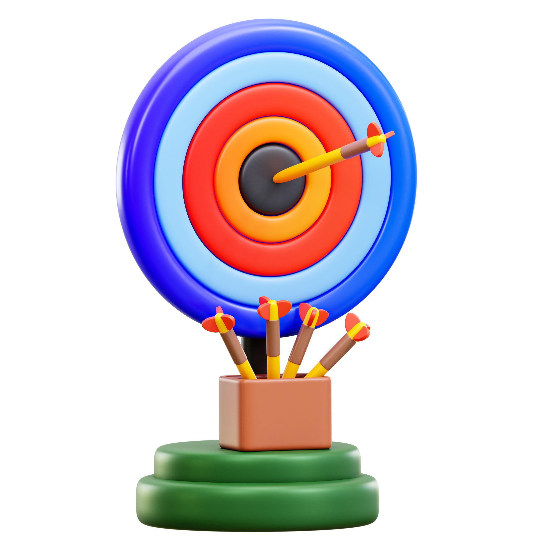 Sport Olympic Icon Pack 3D Model Low-poly 3D model_11