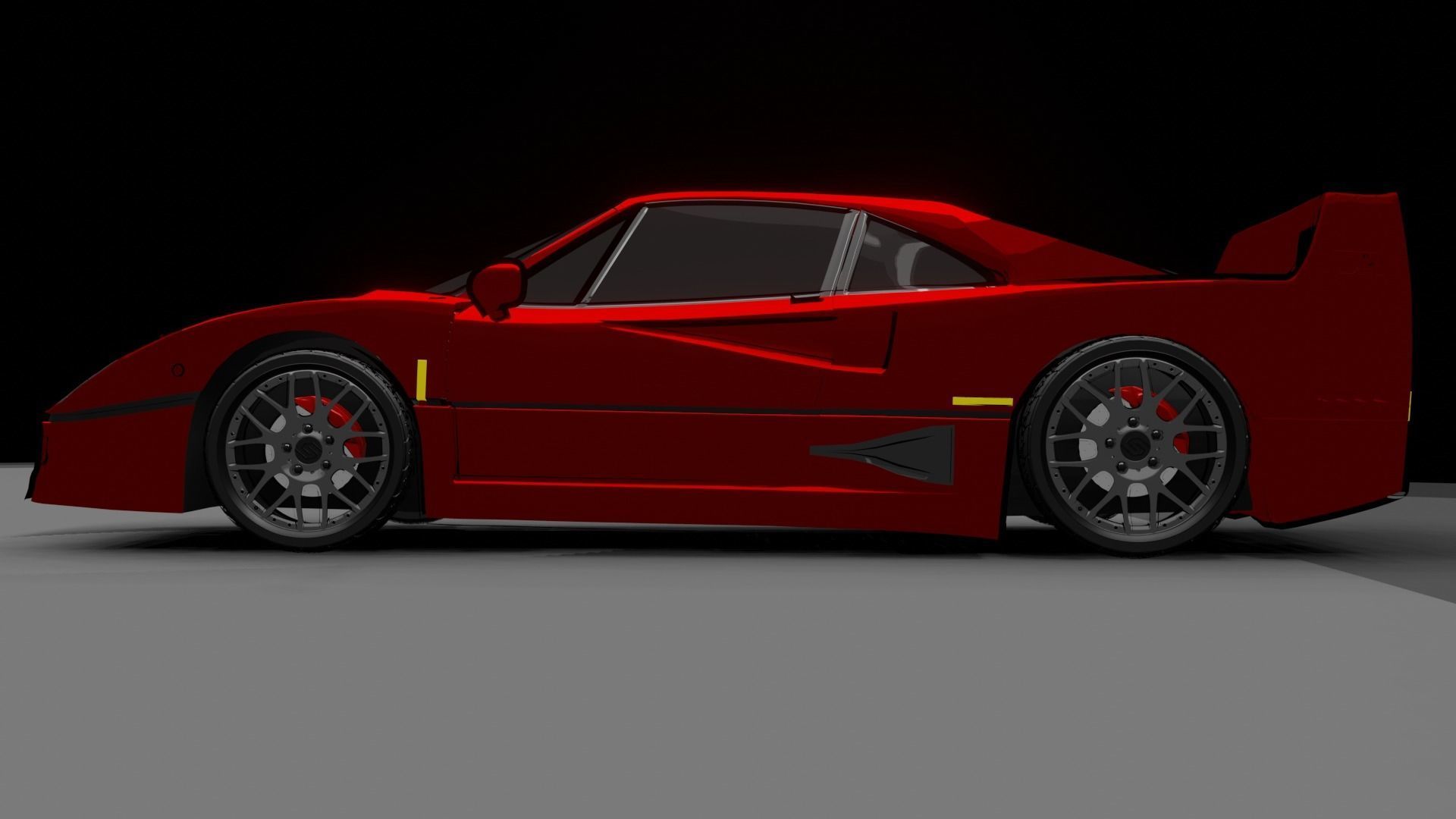 Ferrari sports car Free 3D model_2